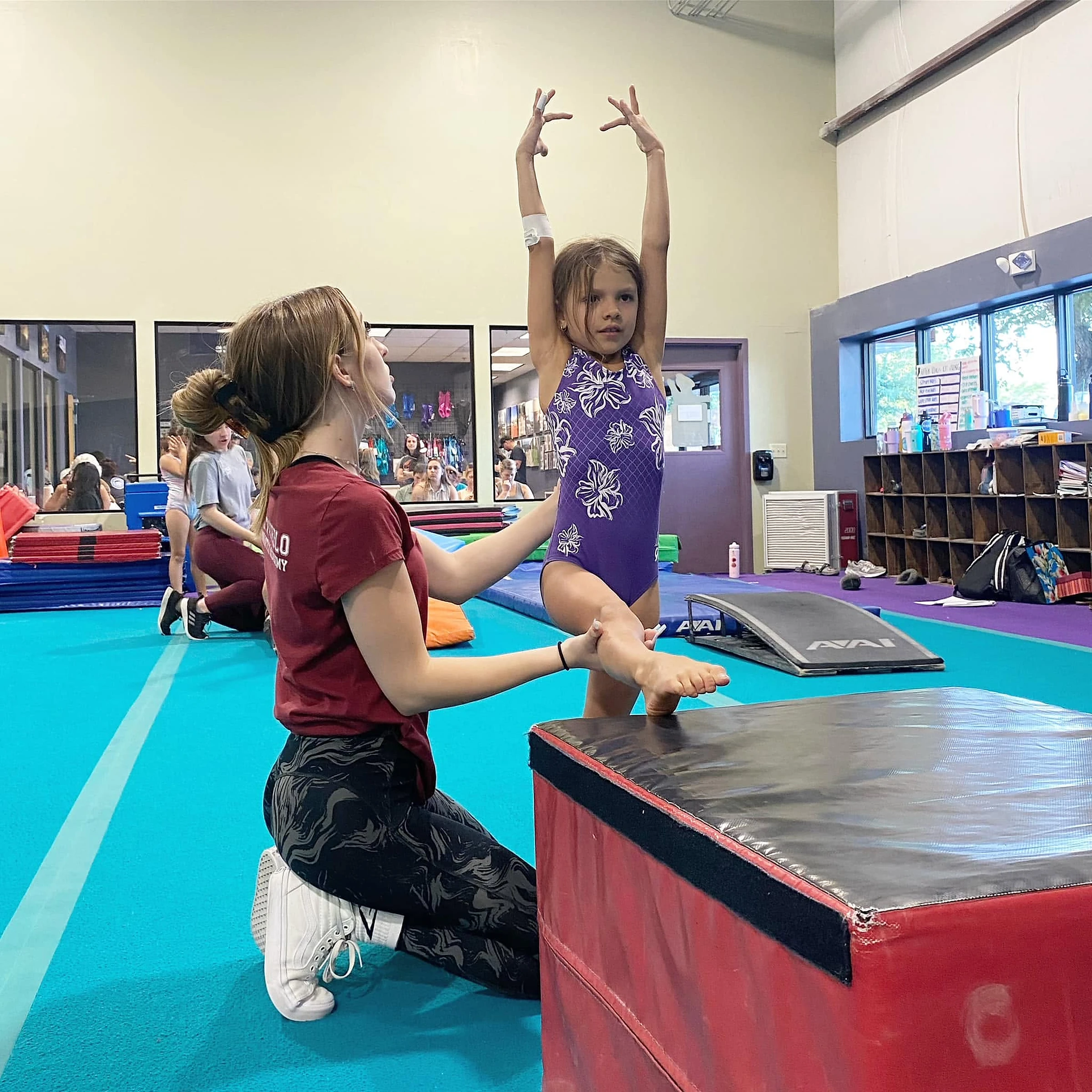 OPGA XCEL Girls Team gymnasts
