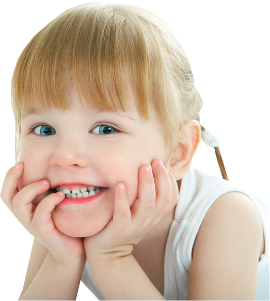 Little girl smiling